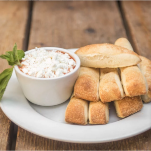Bread Sticks and Goat Cheese